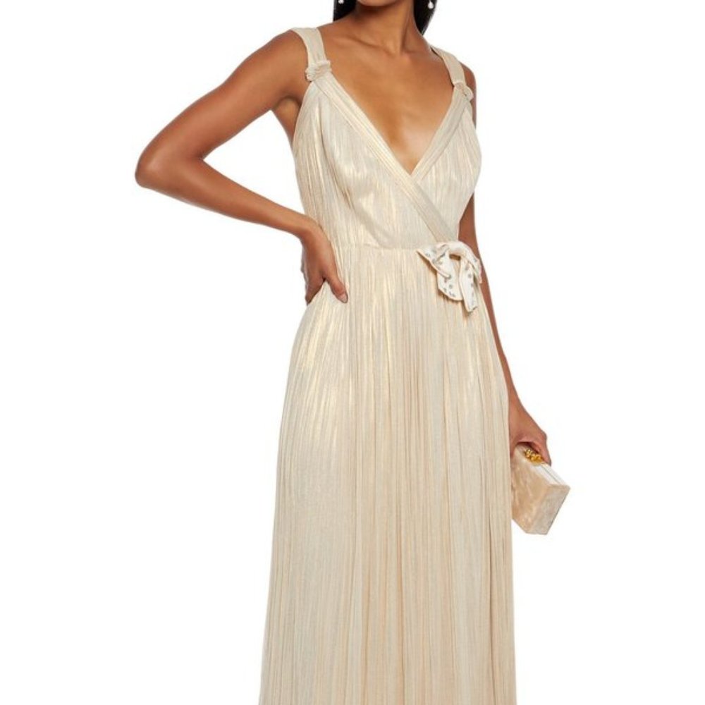 NEW Maria Lucia Hohan KORY White Silk Gown - Size 38 6